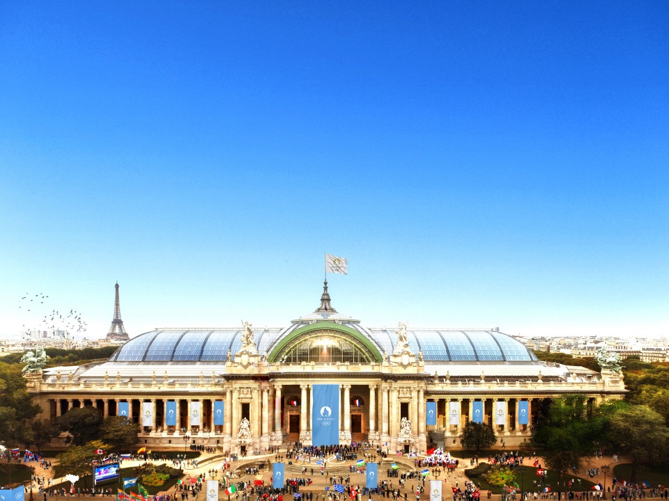Para taekwondo, fencing, and wheelchair fencing venue at the Grand Palais