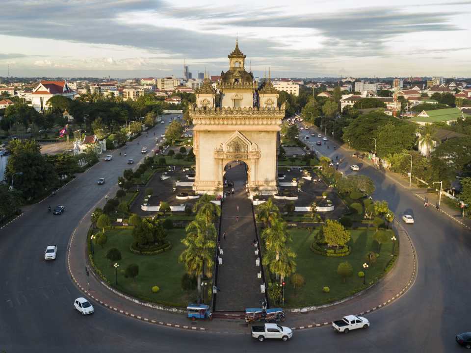 Boun That Luang festival in Vientiane, Laos