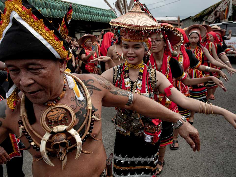 Gawai festival in Borneo, Malaysia
