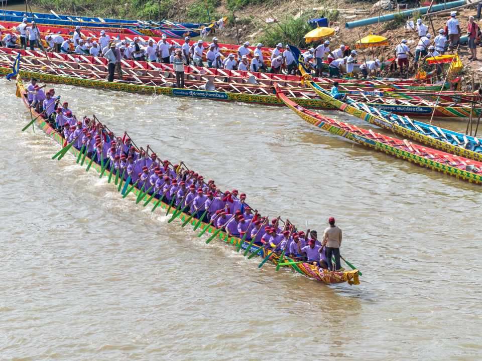 Bon Om Touk celebrated in Phnom Penh, the capital of Cambodia