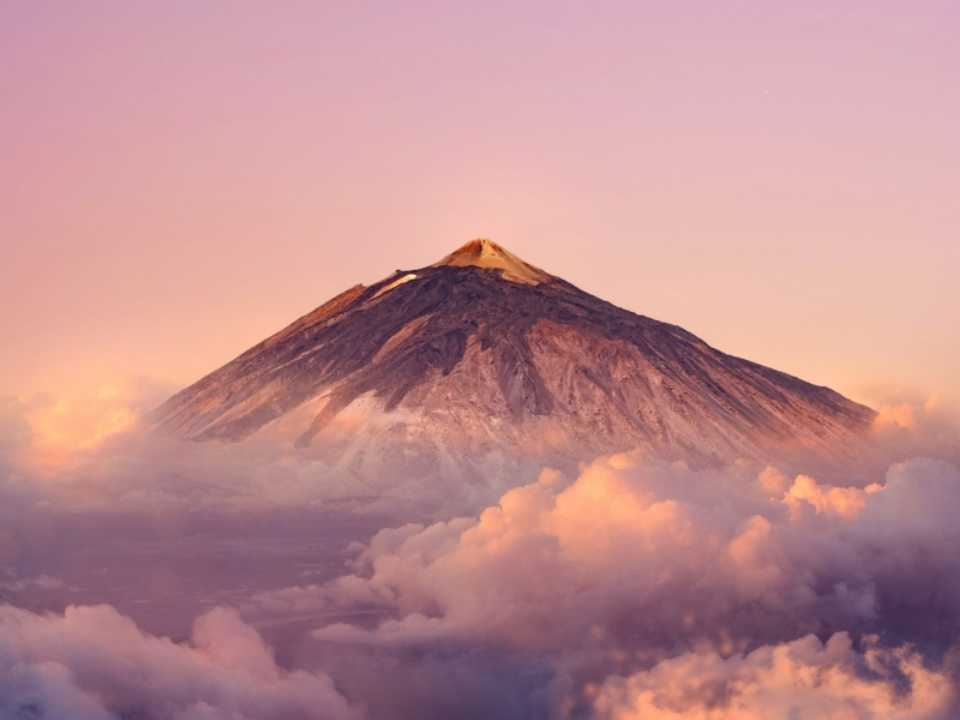 The volcano on Tenerife in Spain