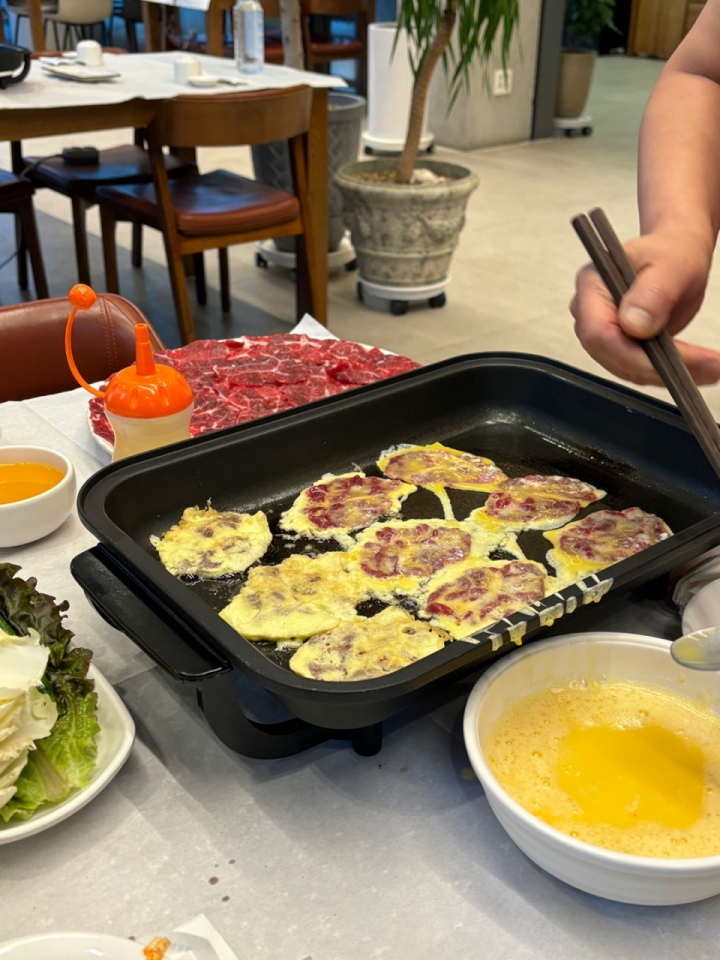 광주 상무지구 대광식당의 육전