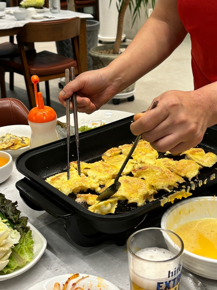 광주 상무지구 대광식당의 육전