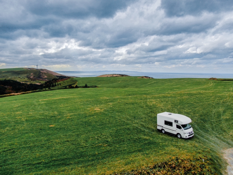 Camping in Shosanbetsu Village, Hokkaido