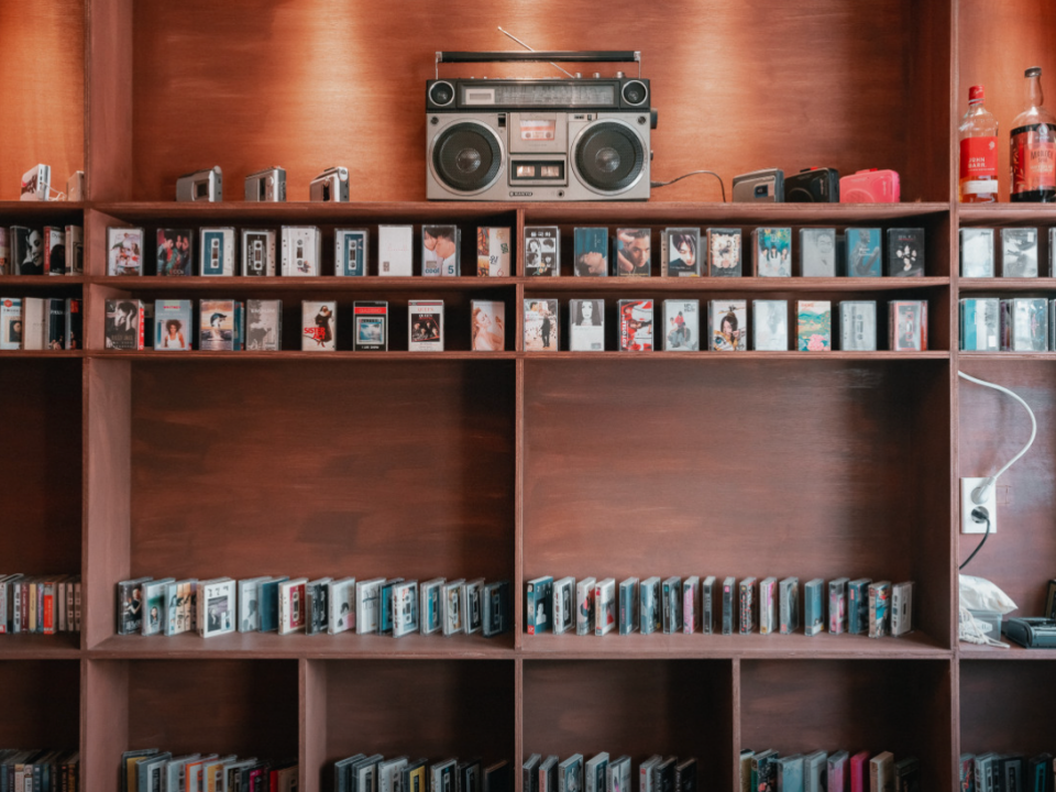 Interior photo of Stay Cassette Player.