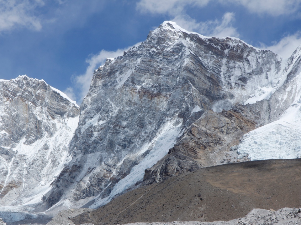 A view of the Himalayas.