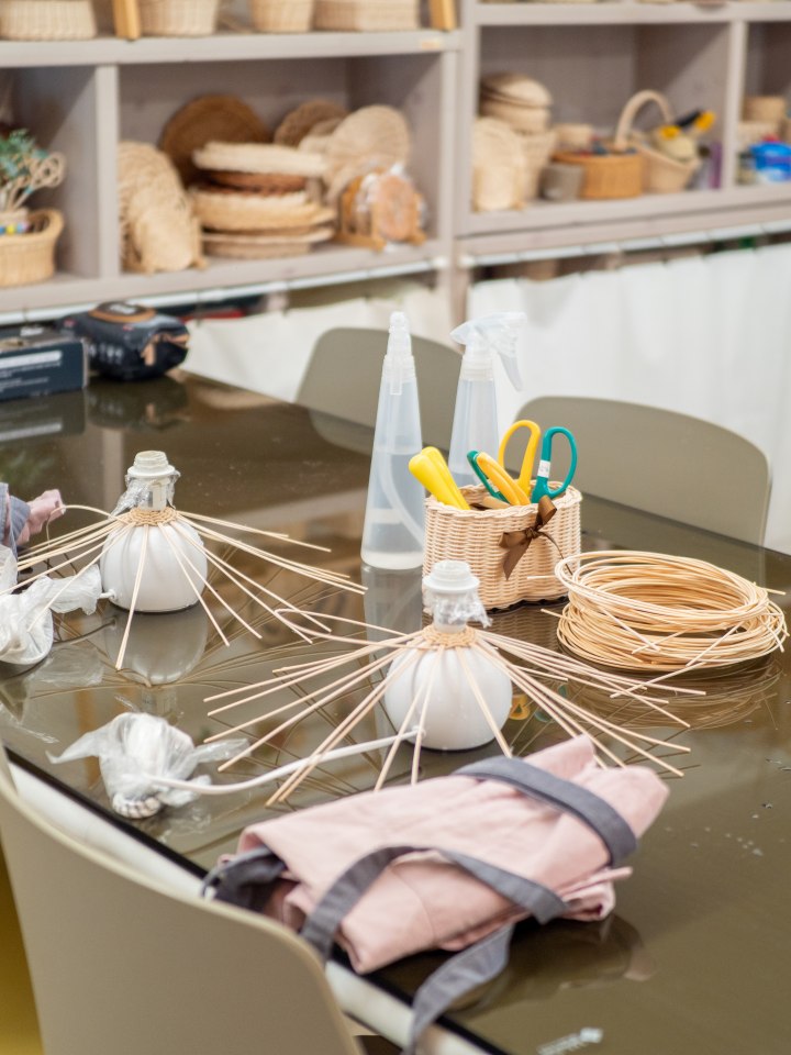 Cheongdo one-day class, Elegant Hojakjil rattan workshop
