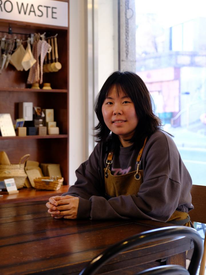 Park Yoonhui, operator of the zero-waste café Yateumak