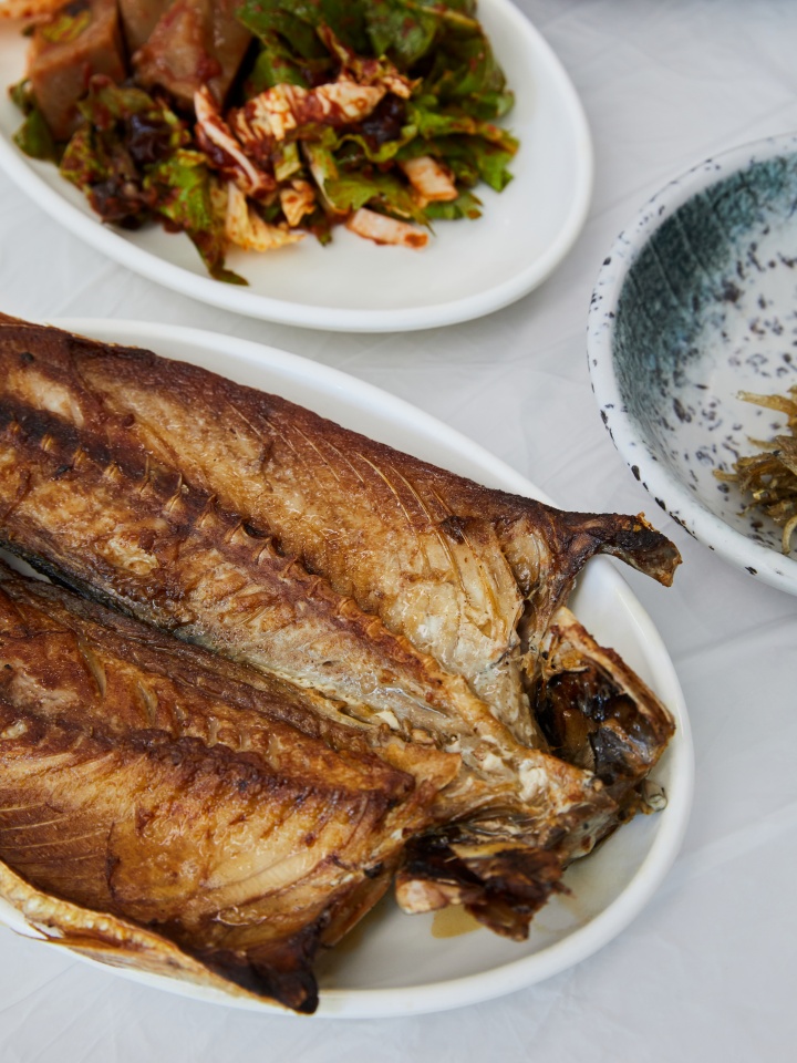 경북 영주 종점식당 부석사 근처 맛집, 산채비빔밥, 간고등어 정식