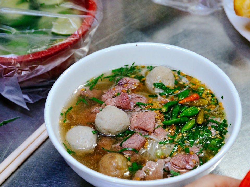 캄보디아 프놈펜 중앙시장 국수