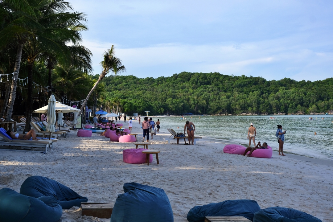A view of Khem Beach in Phu Quoc