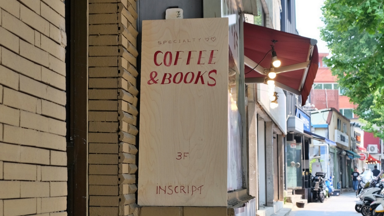 Between Bookshop and Theatre — A Small Stage Built of Plays, Inscript