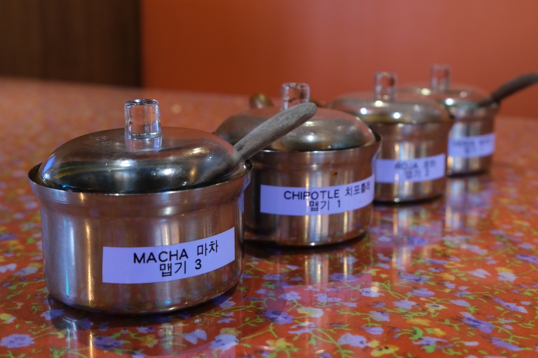 Salsa at Salsarica, a Mexican restaurant in Hapjeong