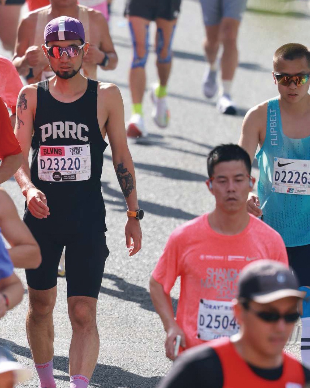 Kim Wolf at the Shanghai International Marathon