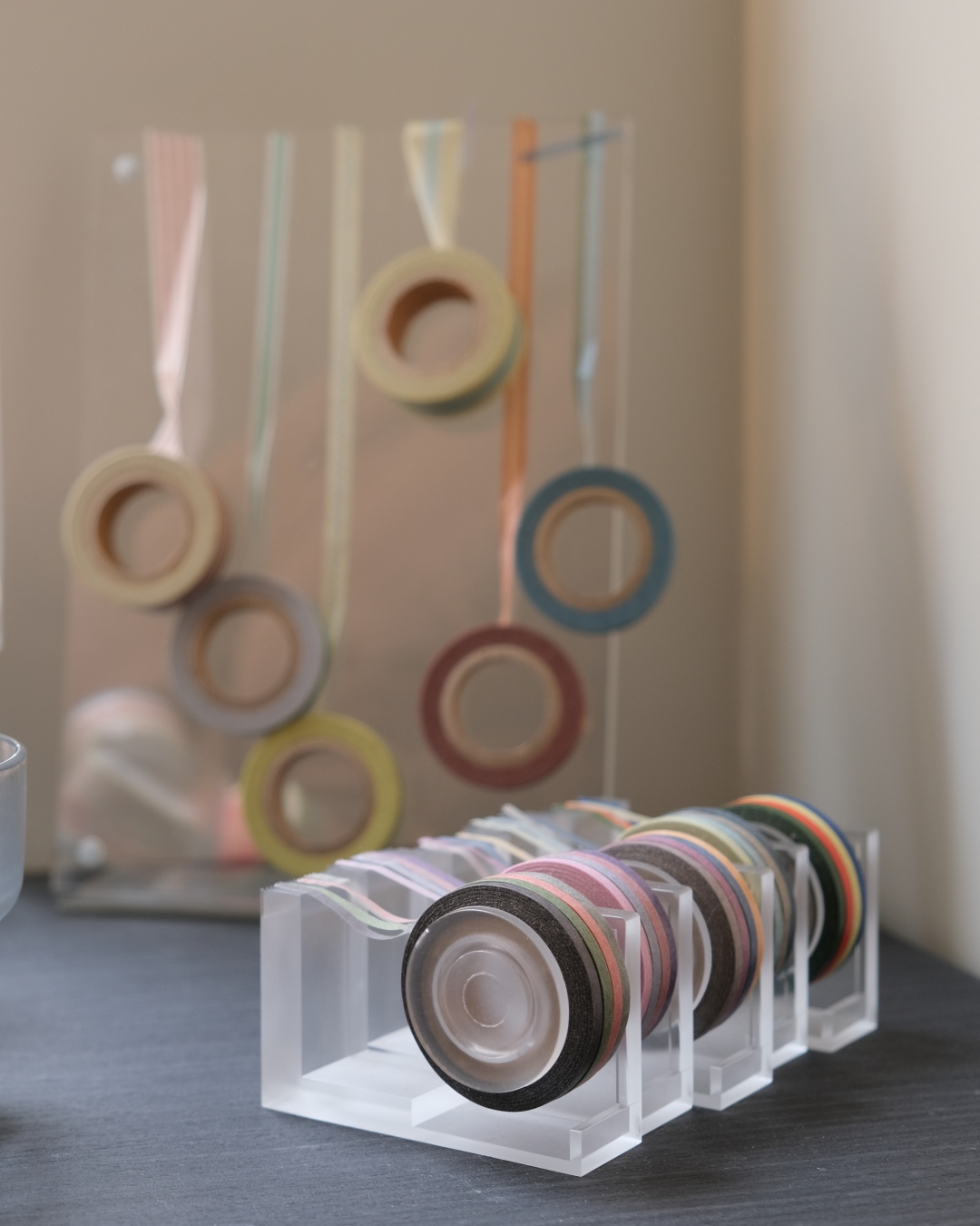 A variety of masking tapes