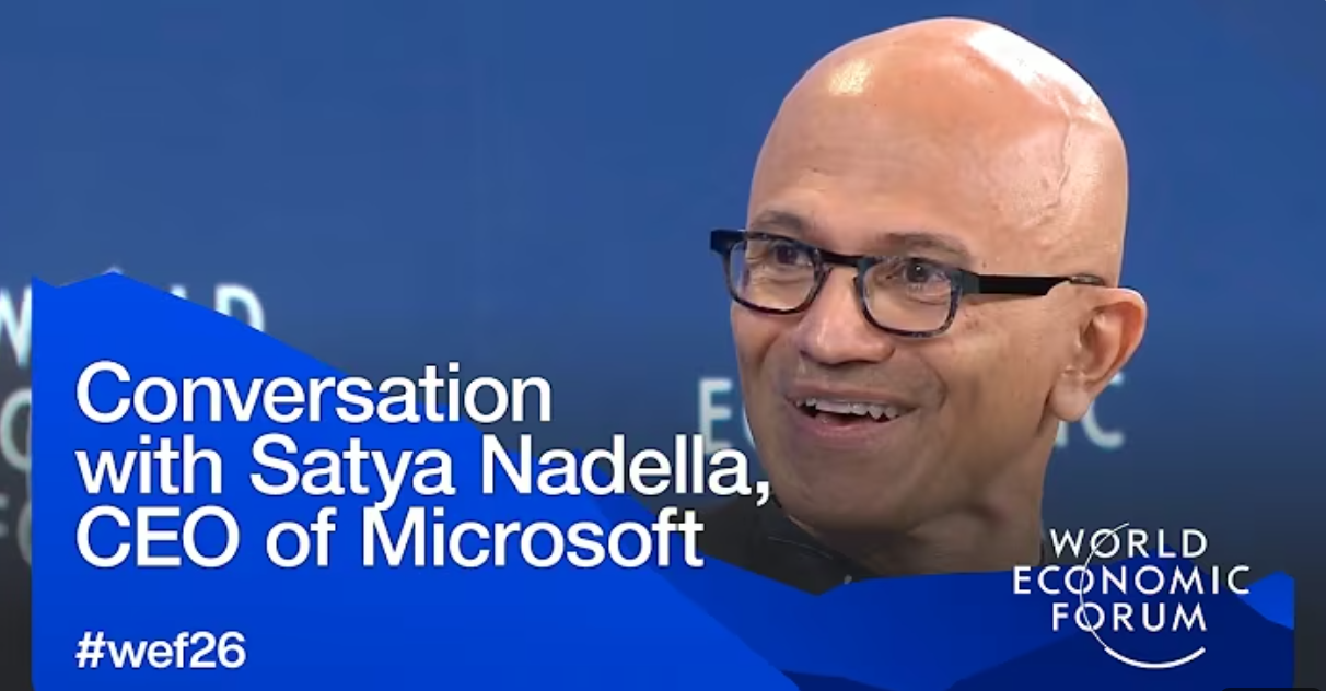 "테크 기업만 혜택 받으면 버블"…사티아 나델라 MS CEO, AI 확산 실패 시 거품 경고