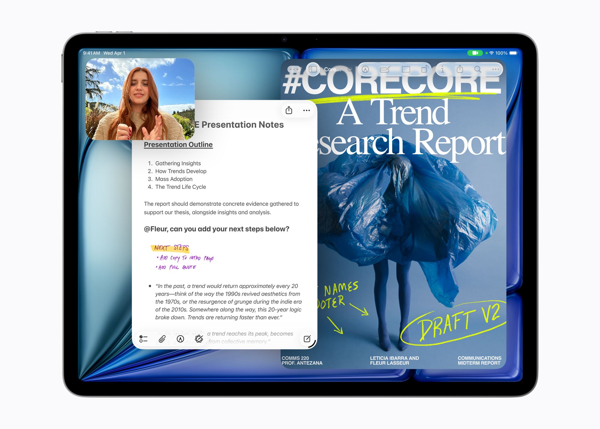 애플(Apple), M4 탑재 새 아이패드 에어(iPad Air) 공개…94만9000원부터