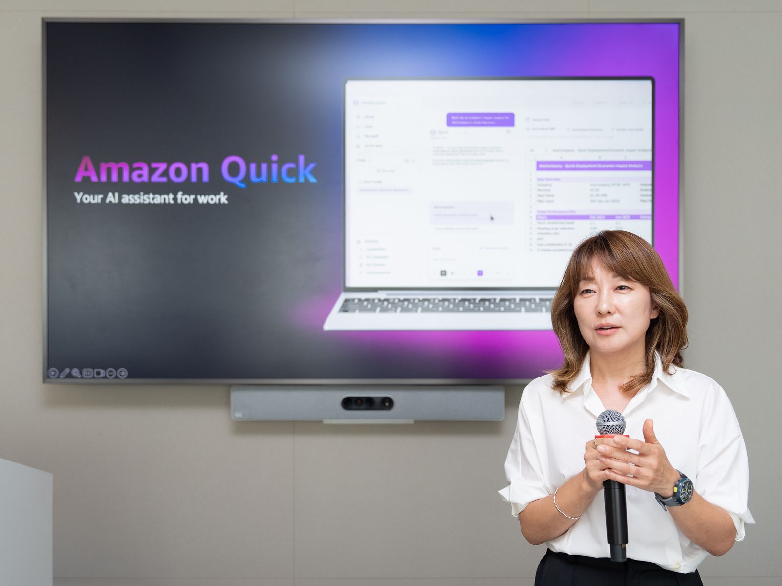 [AI뭔데이③] AWS, 업무용 AI '아마존 퀵' 국내 언론 첫 소개…승부처는 '지식 그래프'와 가격표