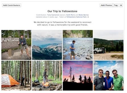 2013년 페이스북 해커톤 통해 개발된 기능들은