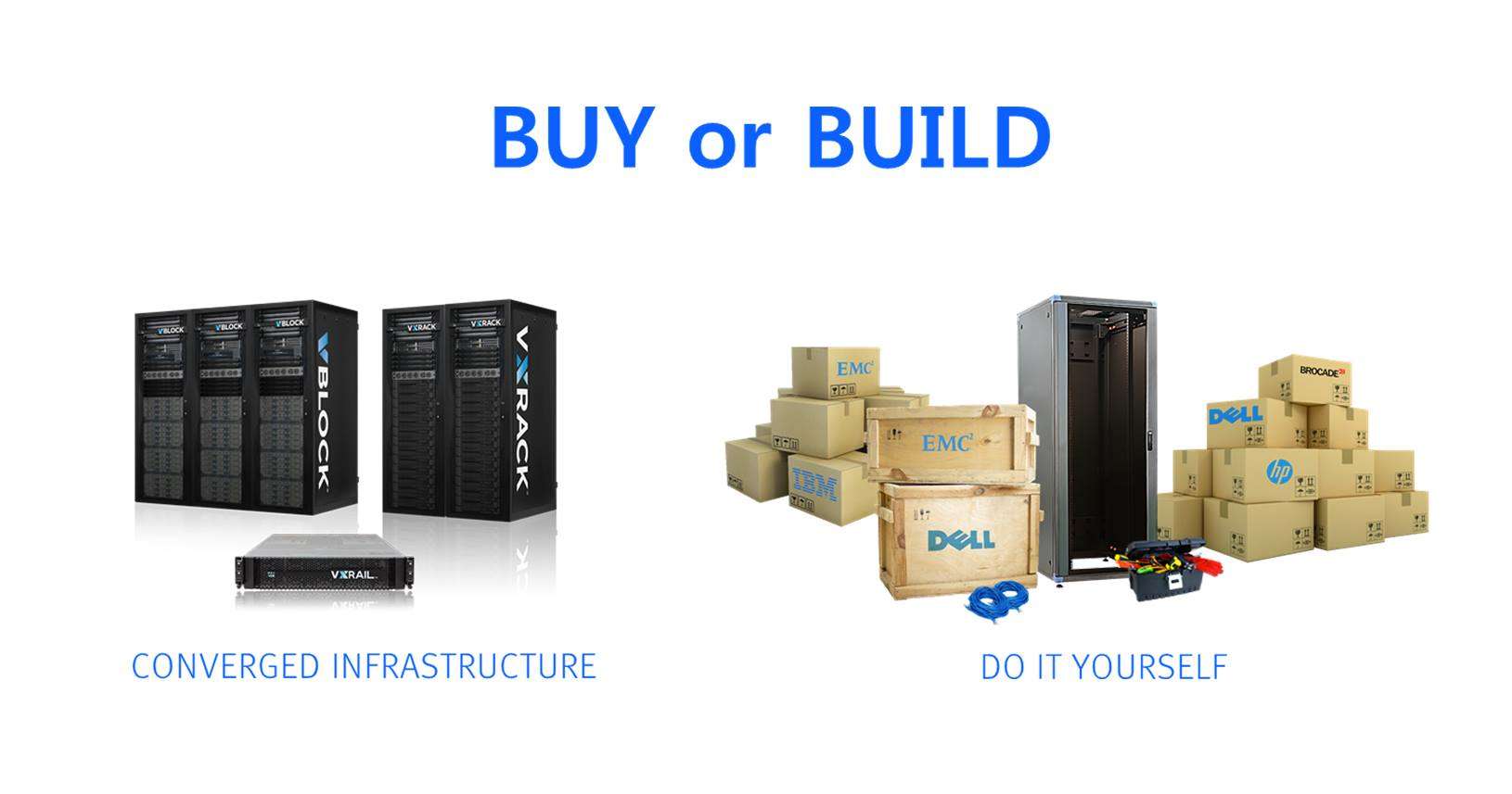 도라이브 테크 : "BUY vs BUILD", EMC 컨버지드 인프라 전략