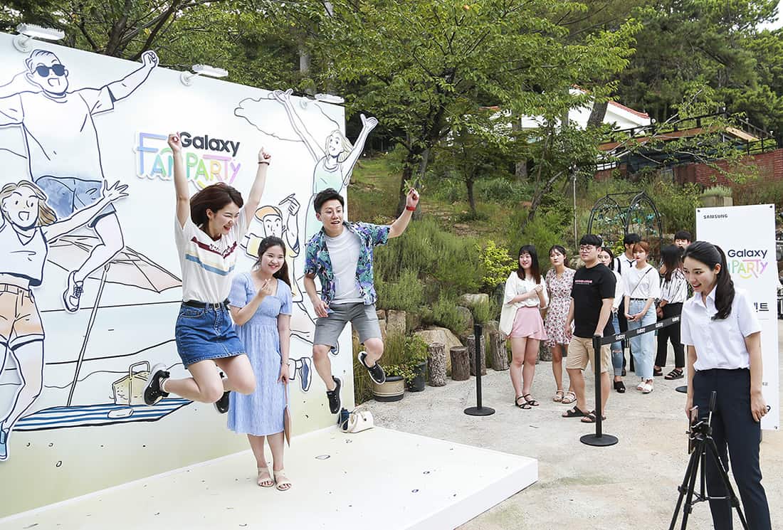 ‘갤럭시 팬 모여라~~’…부산·광주·대전·대구 찍고 서울로