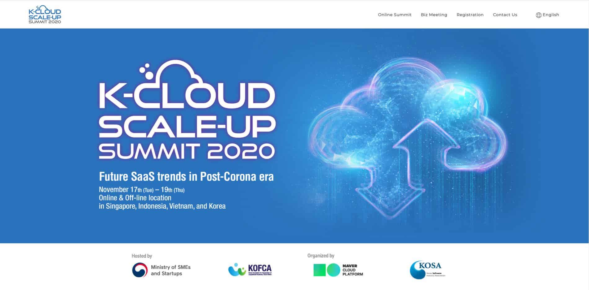 네이버클라우드·SW산업협회, 2020 K-Cloud 스케일업 온라인 서밋 &amp; 상담회’를 개최···SaaS 업체 동남아 진출 지원