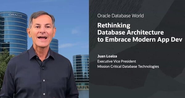 후안 로이자 오라클 총괄 부사장 "분산형과 중앙화 모두 지원"ㆍㆍㆍ"최신 앱 개발엔 오라클의 컨버지드 DB"