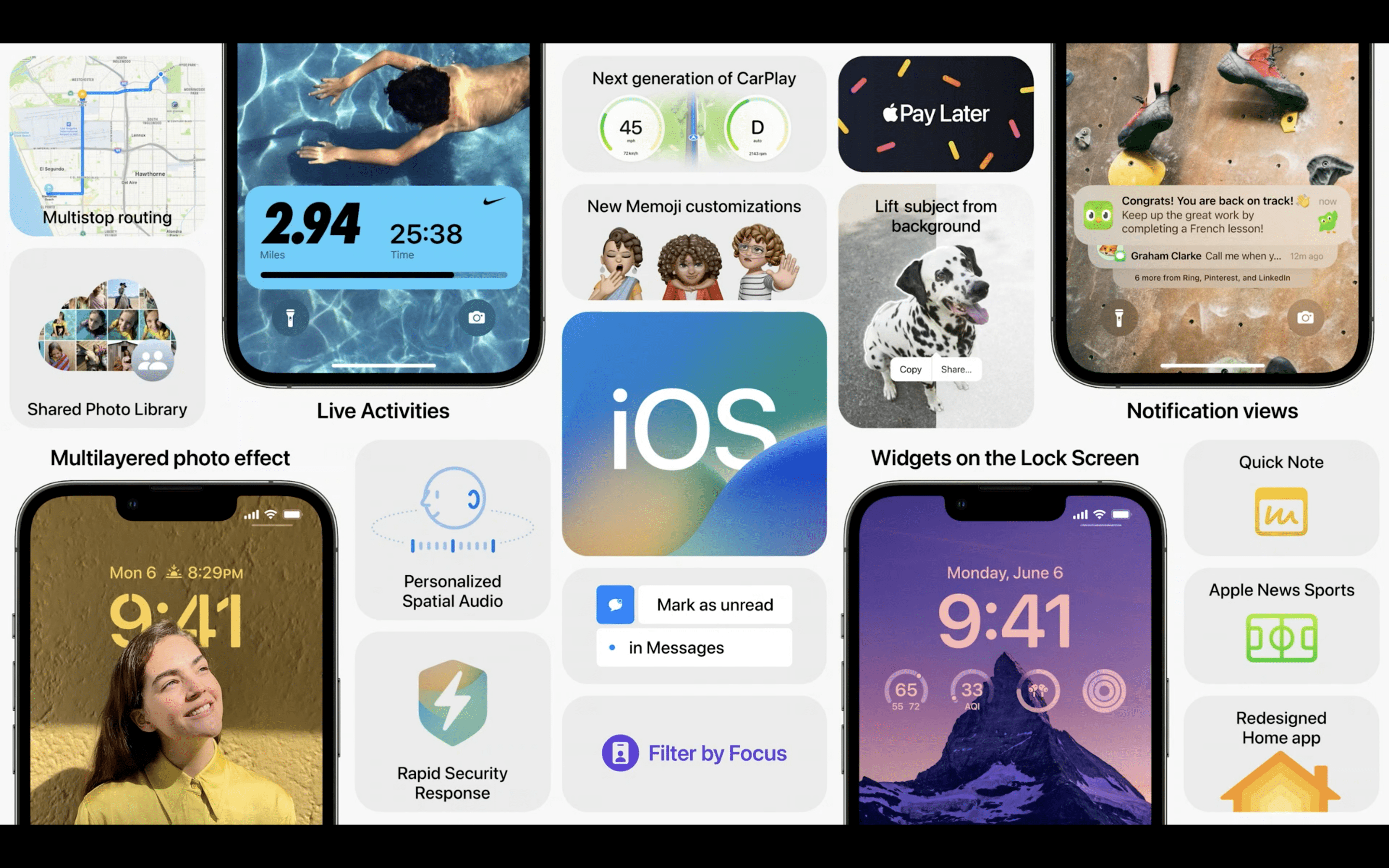 [WWDC 2022] 애플, iOS 16 업데이트···잠금 화면 재구성·공유·소통 새로운 방식 제안