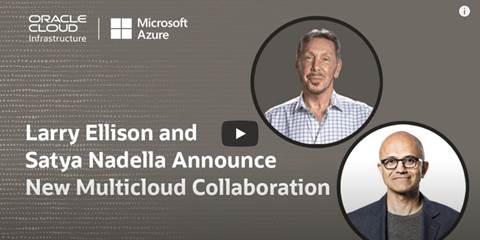오라클・MS, 멀티클라우드 지원 데이터센터 연결 사업 강화・・・ 애저용 오라클 DB 서비스 출시