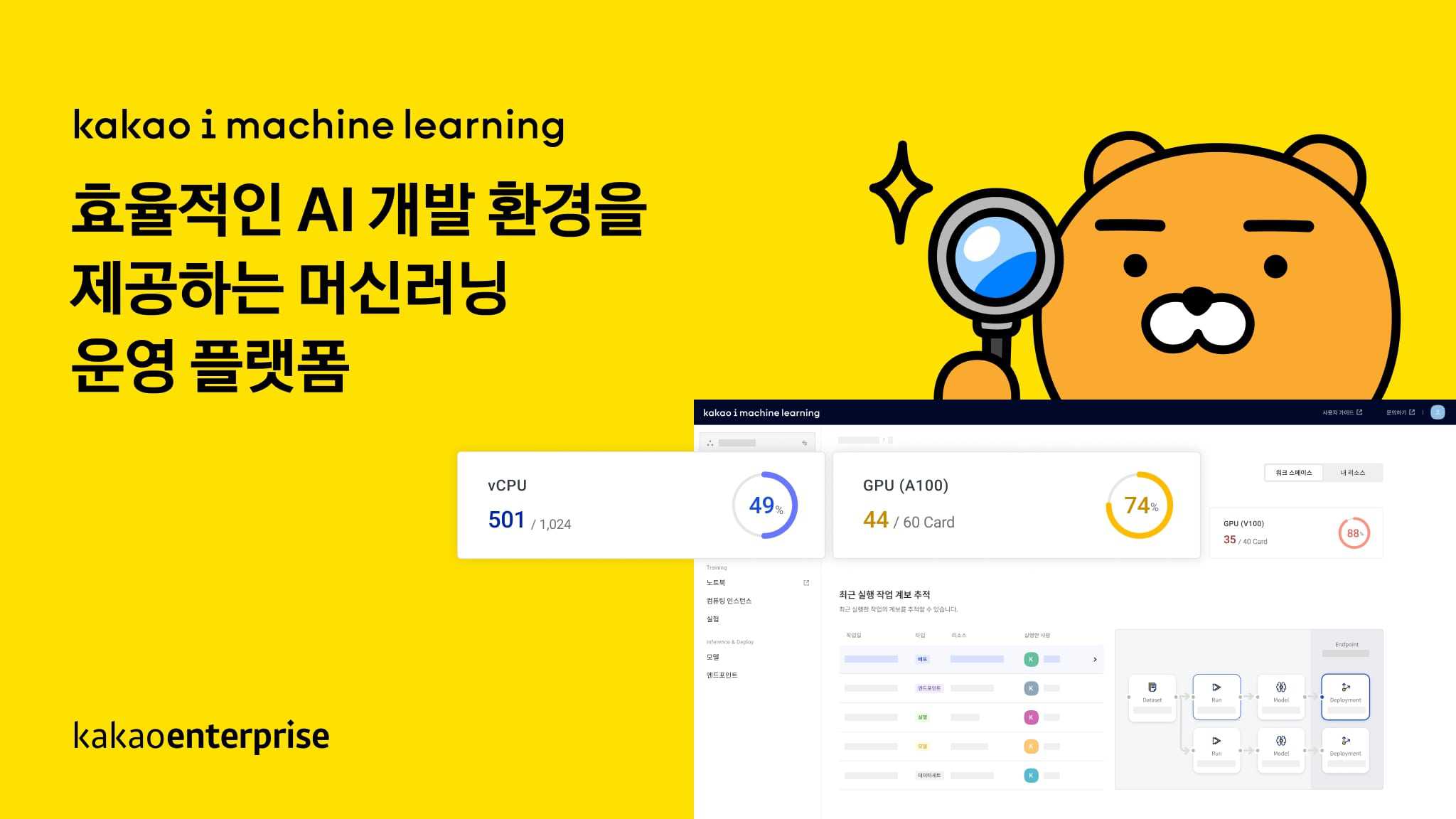‘카카오 i 머신러닝’ 출시