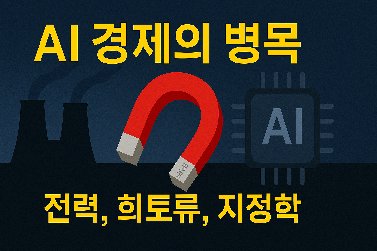 AI 성장의 숨은 한계: 전력, 희토류 그리고 지정학