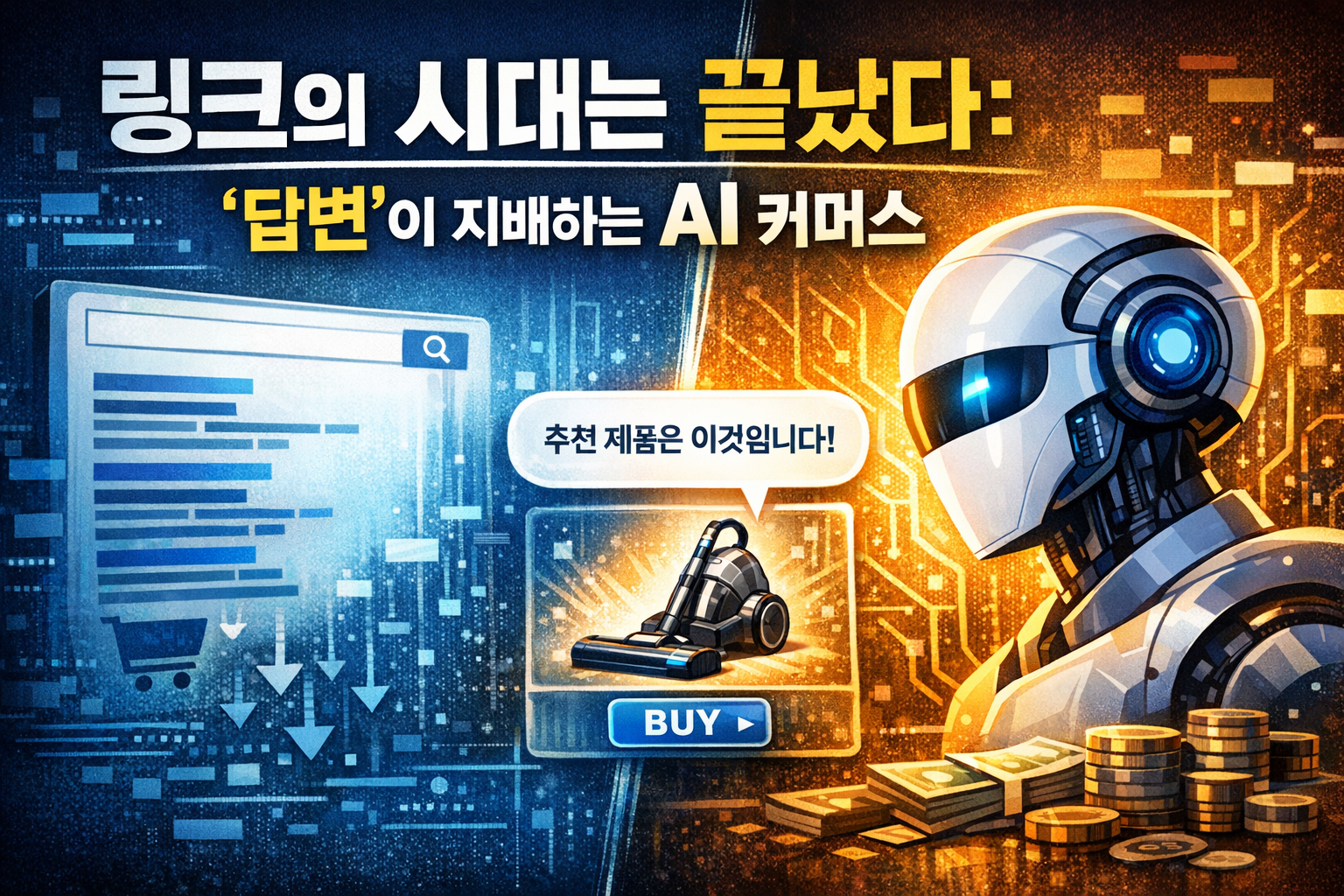 링크의 시대는 끝났다: ‘답변’이 지배하는 AI 커머스