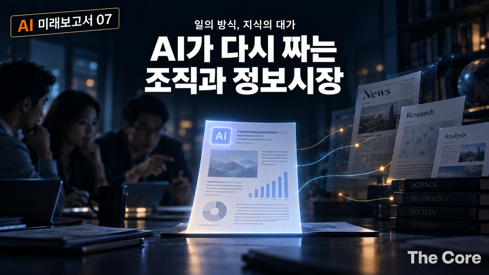 [AI 미래 보고서 07] AI가 바꾸는 일의 방식과 정보의 값