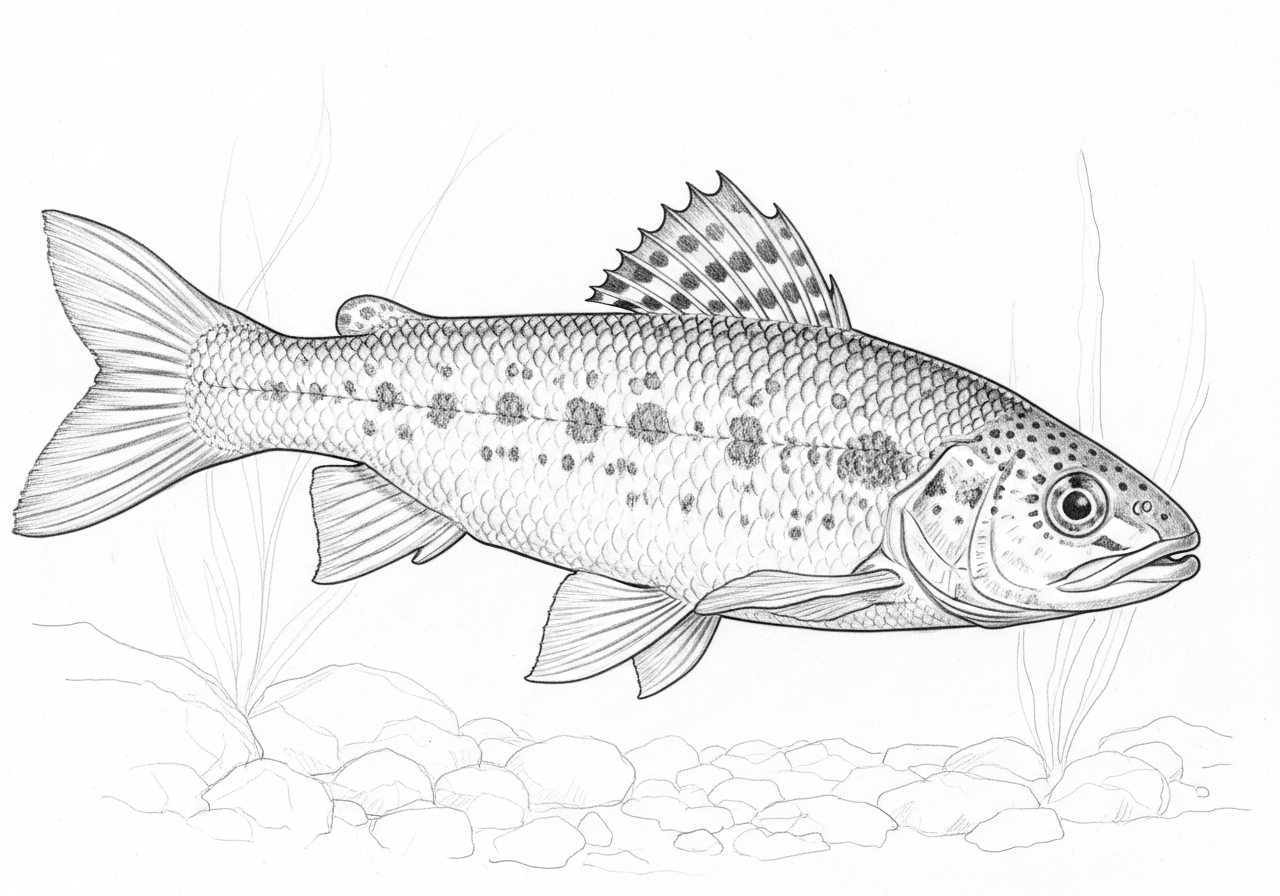 물 온도 15도 이하에서만 사는 고귀한 민물고기 '열목어'