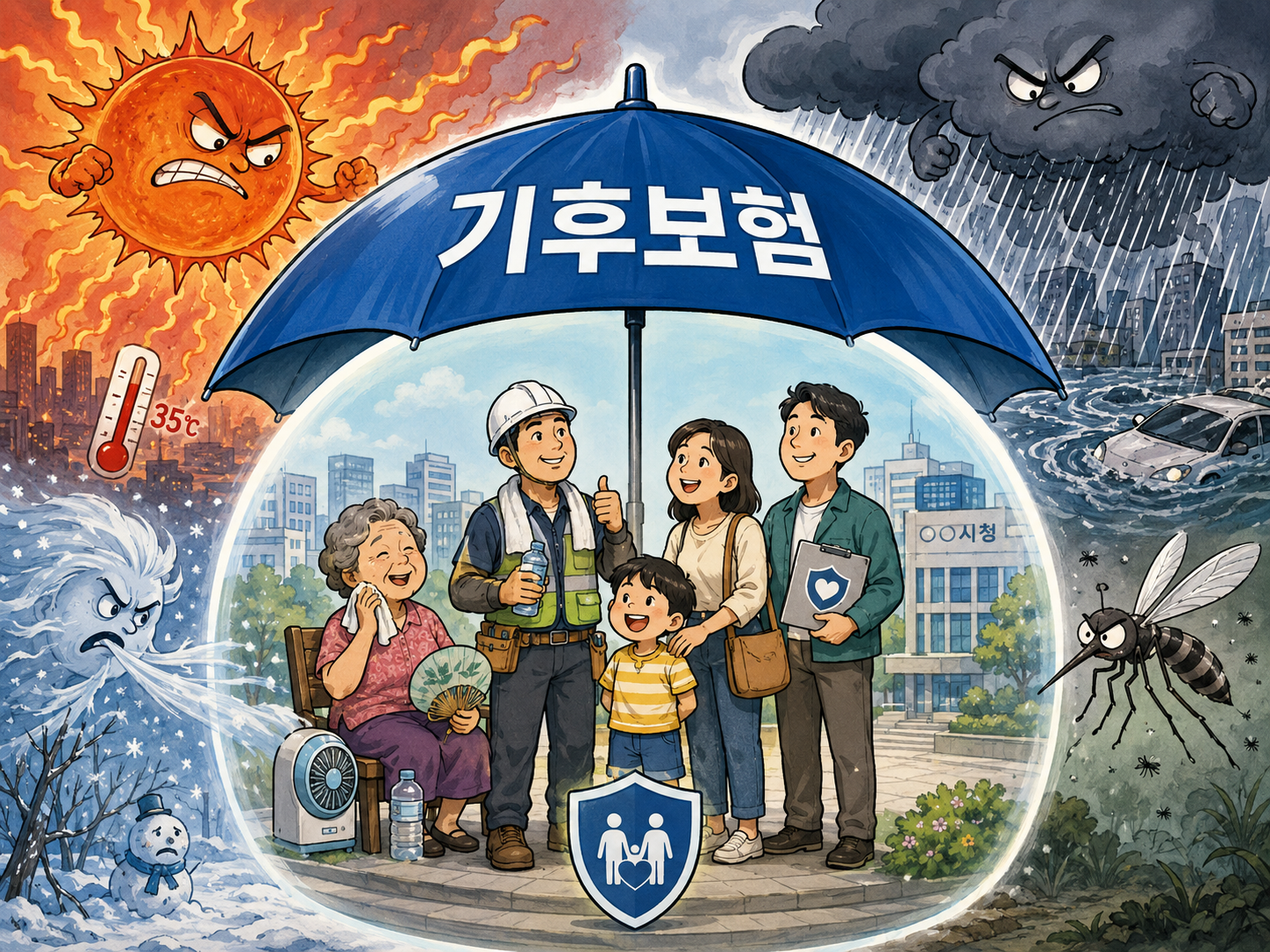 폭염·한파도 보험 시대…경기도는 치료비, 제주는 ‘일당’ 보전