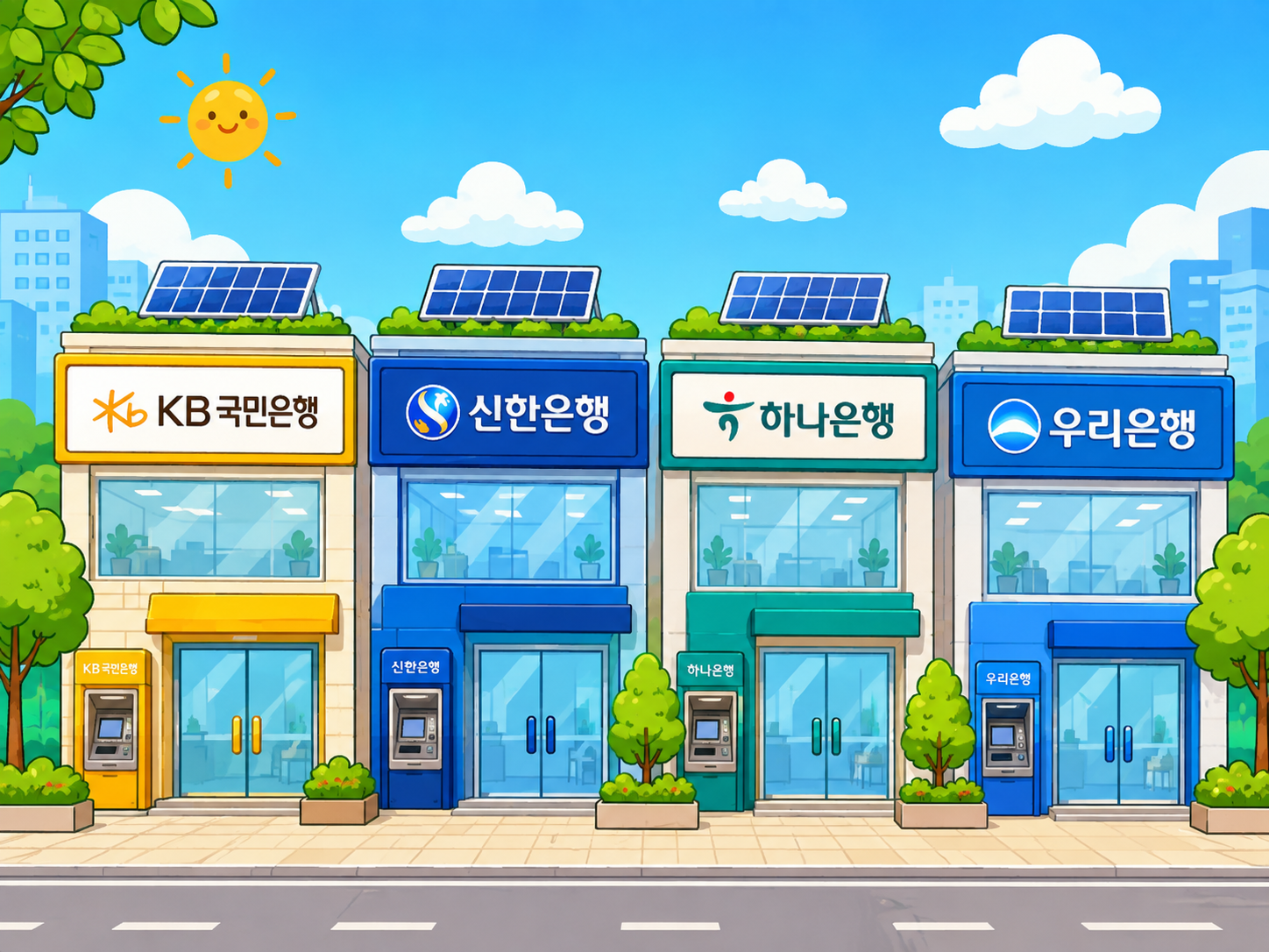 굴뚝 없는 은행에서 탄소가 나온다?…범인은 전기와 컴퓨터