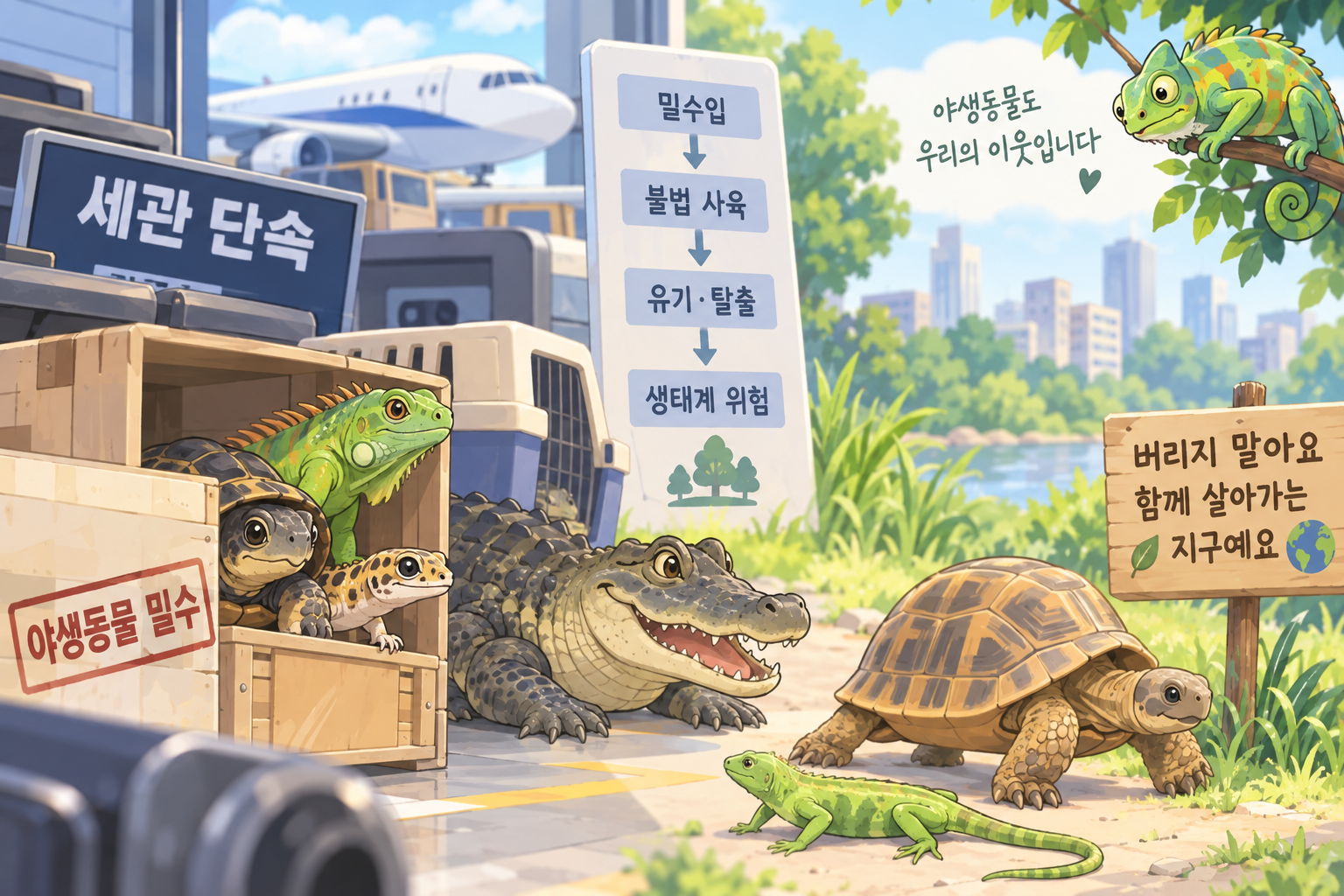 밀수 야생동물 어디로 갔나…적발 뒤 ‘추적 시스템’ 없었다