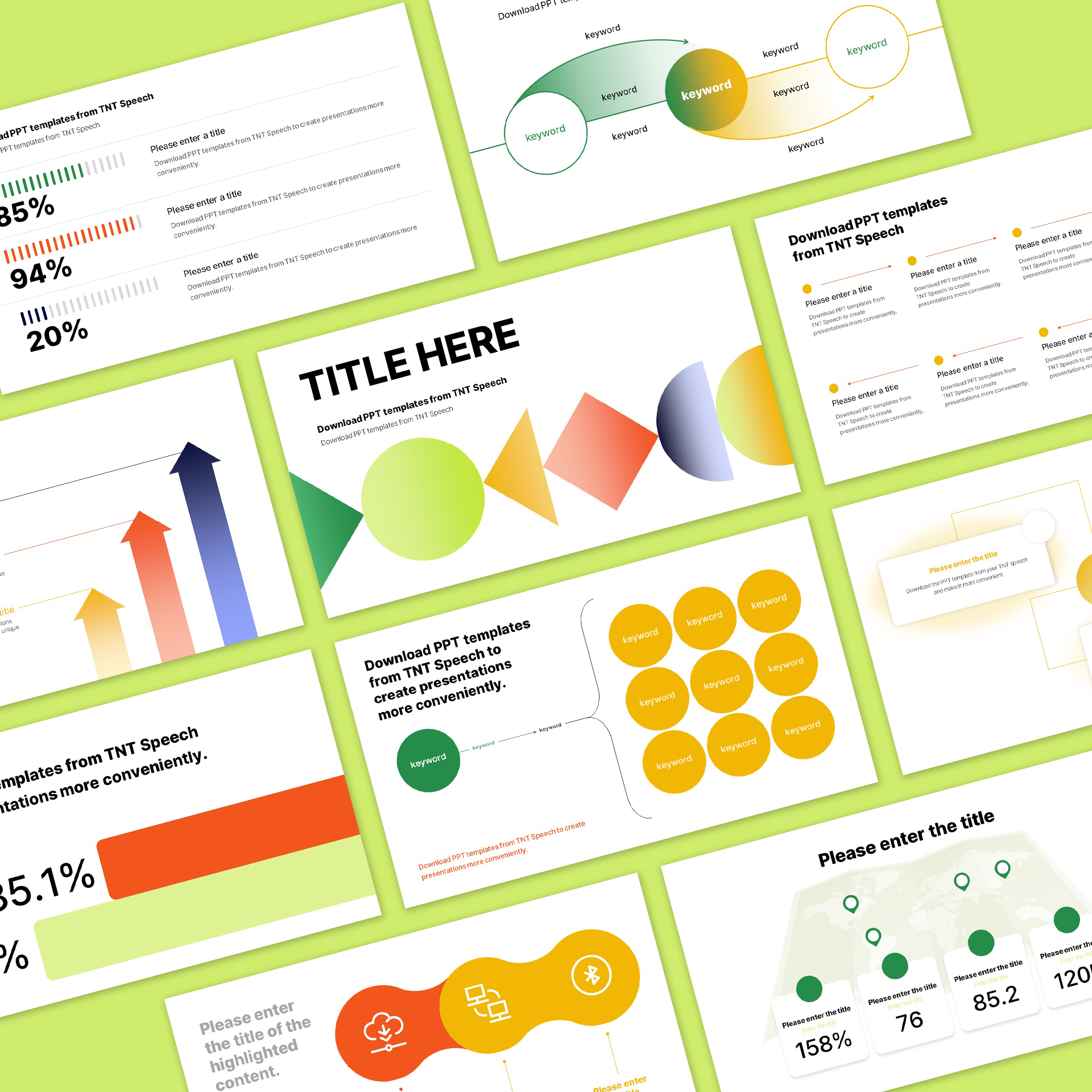컬러풀 비즈니스 PPT 템플릿(B221)